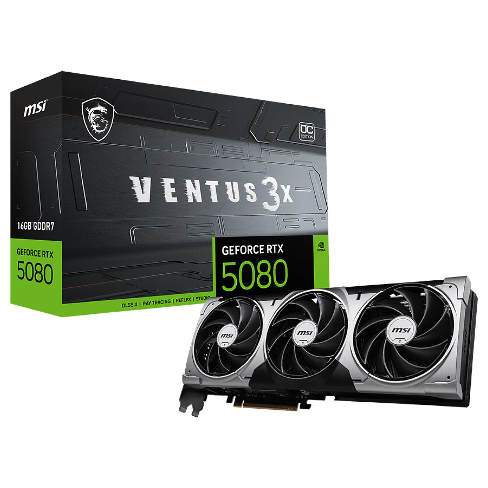 MSI GeForce RTX 5080 16G VENTUS 3X OC - Image 1