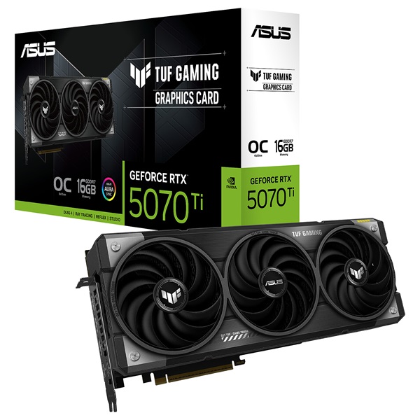Carte Graphique ASUS TUF Gaming GeForce RTX™ 5070 Ti 16GB GDDR7 OC Edition