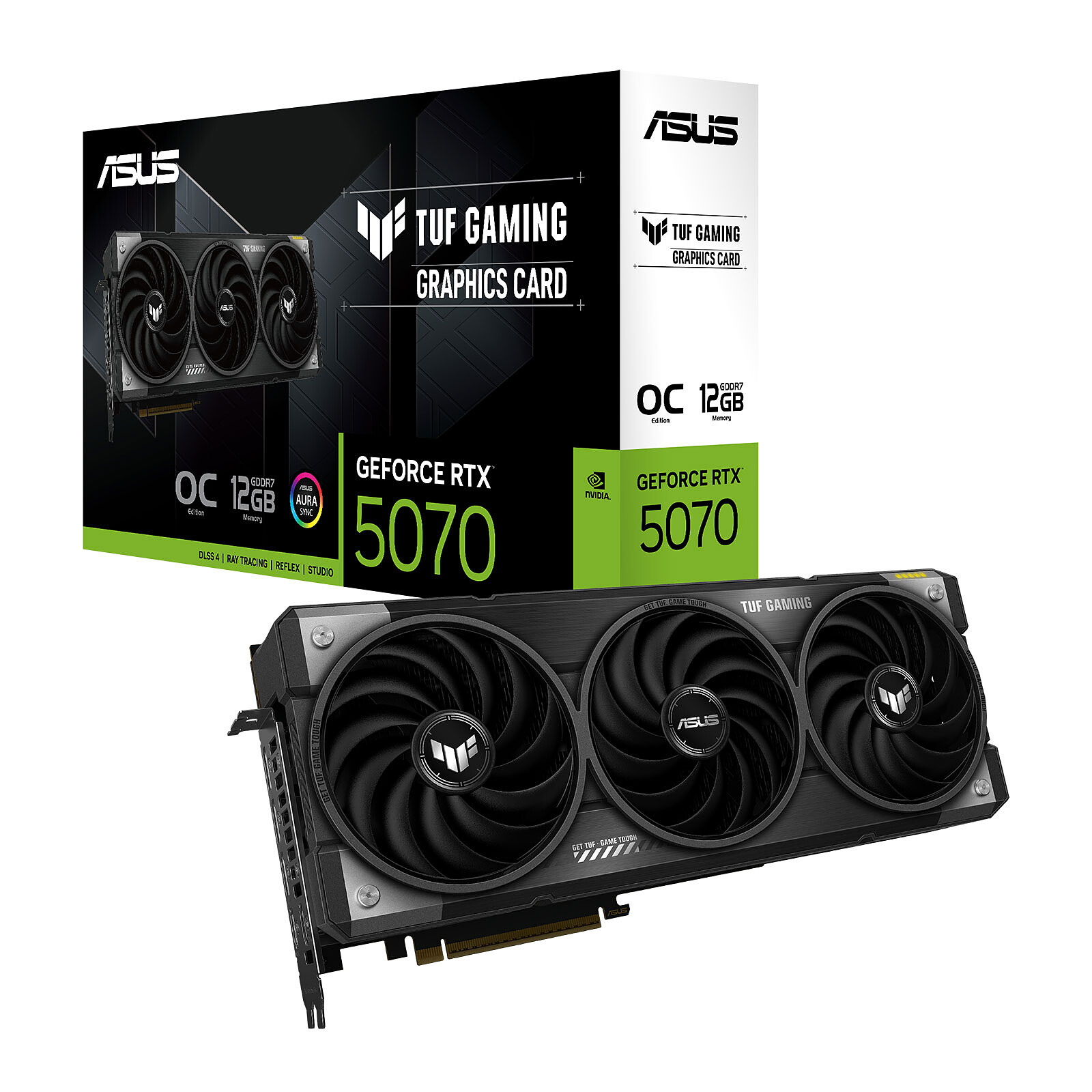 Carte Graphique ASUS TUF Gaming GeForce RTX™ 5070 12GB GDDR7 OC Edition