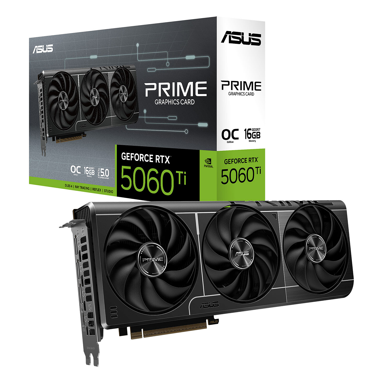 Carte Graphique ASUS Dual GeForce RTX™ 5060 Ti 16GB GDDR7 OC Edition - Image 1