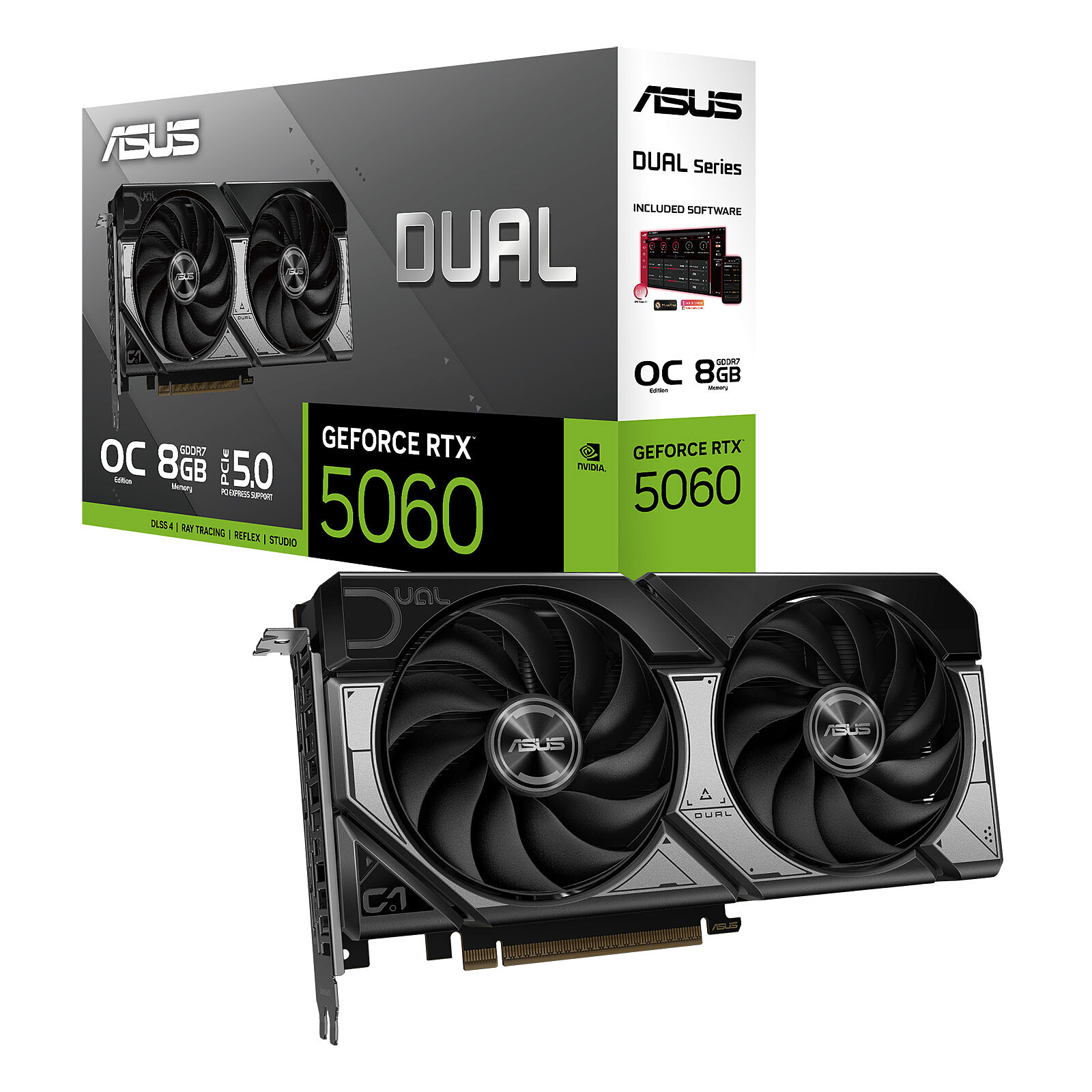 Carte Graphique ASUS Dual GeForce RTX™ 5060 8GB GDDR7 - Image 1