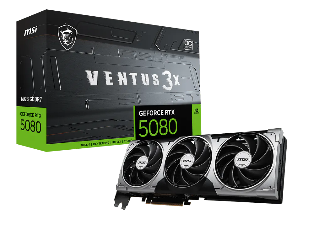 Carte Graphique MSI GeForce RTX 5080 16G VENTUS 3X OC - Image 1