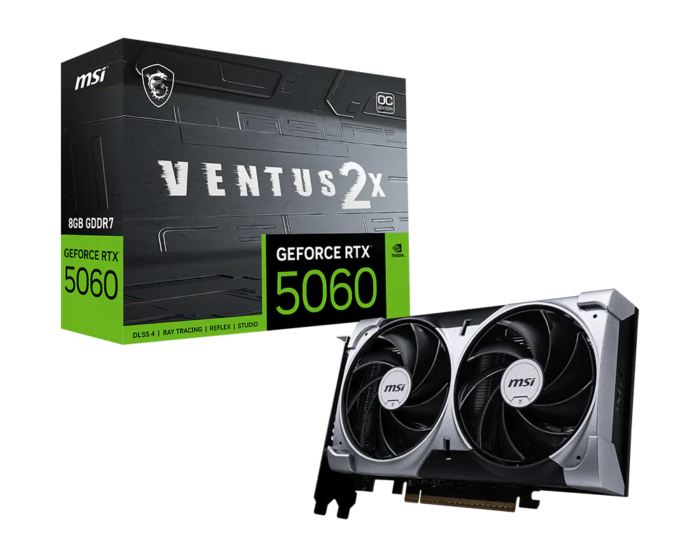 Carte Graphique MSI GeForce RTX 5060 8G VENTUS 2X OC - Image 1